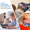 BOKYOK 12.5" Portable DVD Player with 10.1 HD Swivel Screen, 5-6Hrs Play, DVD Player Portable with Dual Speaker, Support SYNC TV/USB/SD Card/AV, Play All Discs Format Except Blu-ray, Black view 2