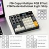 FKZ X BOYI TD31Pro Mechanical Numpad,Hot Swap Number Pad Keyboard with Screen&Knob Wireless BT5.0/2.4G/USB-C Wired Numeric Keypad Gasket RGB Gaming Numpad Mini Keyboard for PC/Laptop (Black) view 3