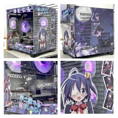 ATX Case, Mid-Tower PC Gaming Case ATX/M-ATX - Front I/O USB 3.0 Port - Tempered Glass Side Panel - Support Water Cooling - 10 Fan Position