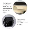 LPLYAA Color Assessment Cabinet Color Matching Cabinet 4 Light Sources, Various Light Sources, Lab Color Matching Light Box for Printed Textile Hardware Leather Plastic Fabric view 4