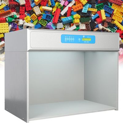 LPLYAA Color Matching Cabinet, 6 Light Sources Color, Assessment Tool, Color Light Box, for Paint, Clothes, Cosmetics, Toys