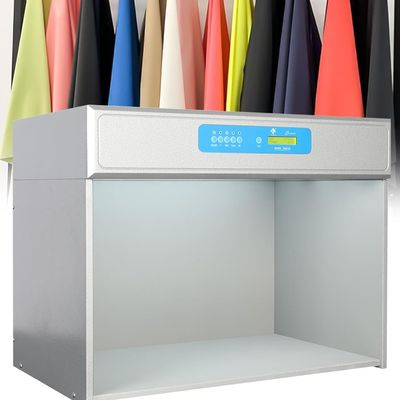 LPLYAA 6 Color Matching Cabinet, 6 Light Sources Color Assessment Light Box, Lab Color Matching Tester Machine, for Fabric Textile Clothes Printing