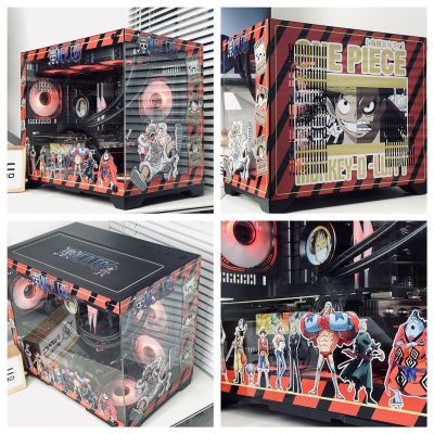 ATX Case, Mid-Tower PC Gaming Case ATX/M-ATX - Front I/O USB 3.0 Port - Tempered Glass Side Panel - Support Water Cooling - 10 Fan Position