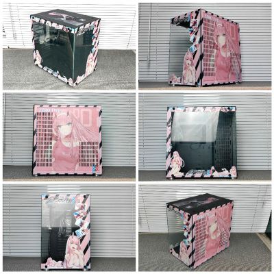 ATX Case, Mid-Tower PC Gaming Case ATX/M-ATX - Front I/O USB 3.0 Port - Tempered Glass Side Panel - Support Water Cooling - 10 Fan Position