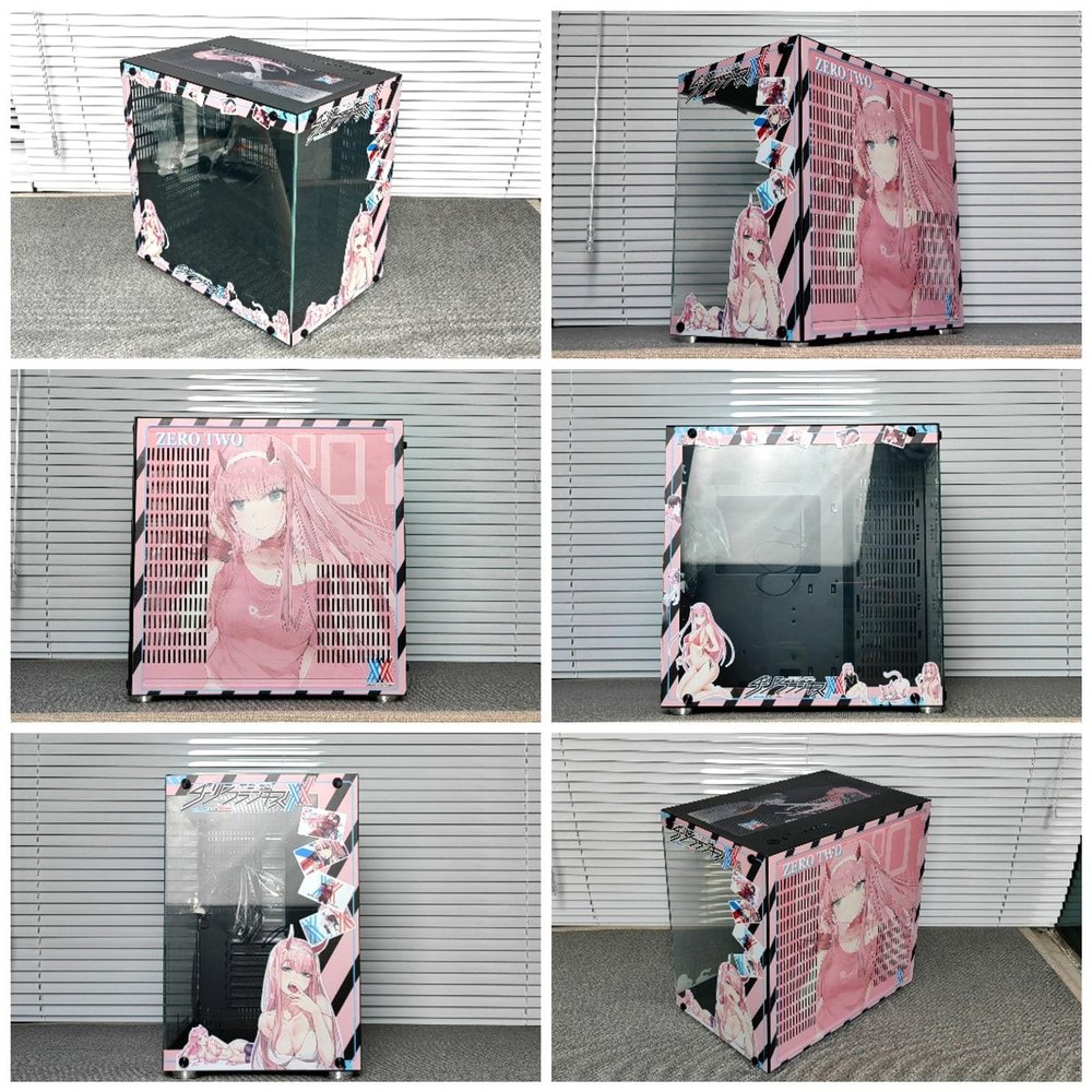 ATX Case, Mid-Tower PC Gaming Case ATX/M-ATX - Front I/O USB 3.0 Port - Tempered Glass Side Panel - Support Water Cooling - 10 Fan Position