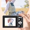 Wisoqu 2.7K Digital Camera, 8X Digital Zoom 48MP Vlog Camera, 2.4 Inch Screen, Built in Fill Light, Support USB Data Transmission, Autofocus, Compact Travel Video Camera (Black) view 4