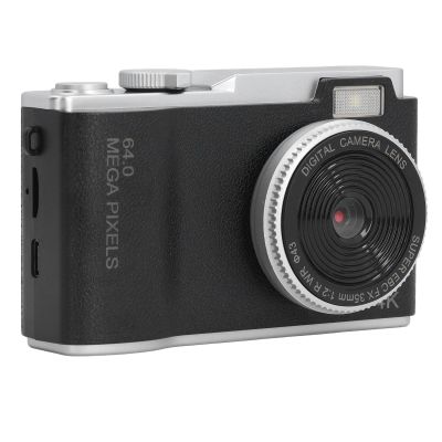 48MP Digital Camera, 1080P Vlogging Camera with 16x Digital Zoom, Auto Focus Anti Shake Compact Selfie Camera with 2.4 Inch Screen, with Multi Color Filters, Face and Smile Catch