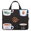 Laptop Carrying Case 13 Inch Cafe Coffee Bean Laptop Bag for Men Women Computer Bag Messenger Bag for Work view 1