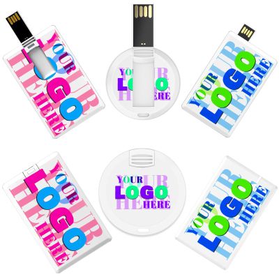 Card Shape Custom USB Flash Drive 1GB 300 Pack Customized Thumb Drive Credit Card Shape Customizable USB Drive Logo Print FEWINA Branding with Personalized USB Stick