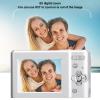 2.7K Digital Camera, 8X Digital Zoom 48MP Vlog Camera, 2.4 Inch Screen, Built in Fill Light, Support USB Data Transmission, Autofocus, Compact Travel Video Camera (Silver) view 2