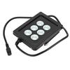 Infrared Illuminator, DC12V IR Infrared Fill Lamp, 6 LEDs Fill Light, IP66 Waterproof Light for Security Surveillance Camera, Black view 1
