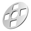 1/4 10.5 Inch Empty Tape Reel, Aluminum Alloy Studer Sound Takeup Reel for Reel to Reel Tape Player with Universal Applicability, Replacement (Silver) view 1
