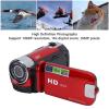 Wisoqu Video Camera Camcorder, HD 1080P Camcorder 16MP 16X Digital Video Camera for, 2.4 inch Rotation Screen Video Recorder Vlogging Camera with Battery (Red) view 4