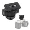 Adjustable Camera Screen Extension Holder, Aluminum Alloy Monitor Mount with 1/4in Thread Connector, 360 Rotation, 90 Tilt, Cold Shoe Base Bracket for Photo Gear, Rabbit Cage view 2