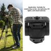 Adjustable Camera Screen Extension Holder, Aluminum Alloy Monitor Mount with 1/4in Thread Connector, 360 Rotation, 90 Tilt, Cold Shoe Base Bracket for Photo Gear, Rabbit Cage view 3