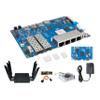 Banana Pi BPI-R4 WiFi 7 Wireless Dual-Band WiFi Router Board OpenWRT, with MediaTek MT7988A (Filogic 880) SoC, Support 2X 10GbE SFP and 4X GbE Gigabit Ethernet for NAS Smart Home Gateway (Bundle3) view 1