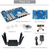 Banana Pi BPI-R4 WiFi 7 Wireless Dual-Band WiFi Router Board OpenWRT, with MediaTek MT7988A (Filogic 880) SoC, Support 2X 10GbE SFP and 4X GbE Gigabit Ethernet for NAS Smart Home Gateway (Bundle3) view 2