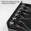 Audio Switcher, XLR 2 in 1 Out HiFi Stereo Audio Splitter Box for 2 Channel L/R Devices, Audio Speaker Selector Compatible with DVD Player, Computer, Television, Tablet view 4
