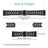 26mm 22mm Quick fit Titanium Strap Fit for Garmin Fenix 6/6X/6XPro/7/7X/5/5X/5XPlus/3 Metal Release Watch Band Fit for Forerunner 945 935(Black2-Tool,22mm) view 4