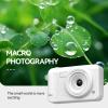 Digital Camera, 1080P 40MP 8X Digital Zoom Zoom Digital Camera, 2.4 Inch Screen CCD Card Camera, AF aUto Focus, and Automatic Recognition (White) view 2