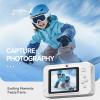 Digital Camera, 1080P 40MP 8X Digital Zoom Zoom Digital Camera, 2.4 Inch Screen CCD Card Camera, AF aUto Focus, and Automatic Recognition (White) view 3