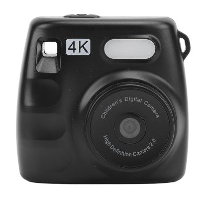 Zyyini Digital Cameras, 1080P 48MP Dual Lens Video Camera with LED Fill Light, 2 Inch Screen Portable HD Compact Camera for Students, Music MP3 Playback (Black)