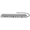 2 X 4K Hd Aluminum Alloy Backward Compatibility USB Docking Station, Docking, for TypeC Notebooks view 1