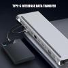2 X 4K Hd Aluminum Alloy Backward Compatibility USB Docking Station, Docking, for TypeC Notebooks view 3