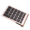 Ergonomic Small Size Numeric Keypad, USB Plug and Play Fast Rebound Speed Low Delay Keyboard, for for Android (Rose Gold) view 3