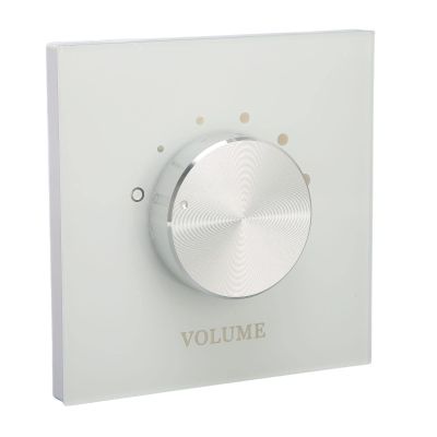 Denash Smart Home Volume Controller, Background Music Tuning Easy Wiring 5 Level Volume Adjustment for Home