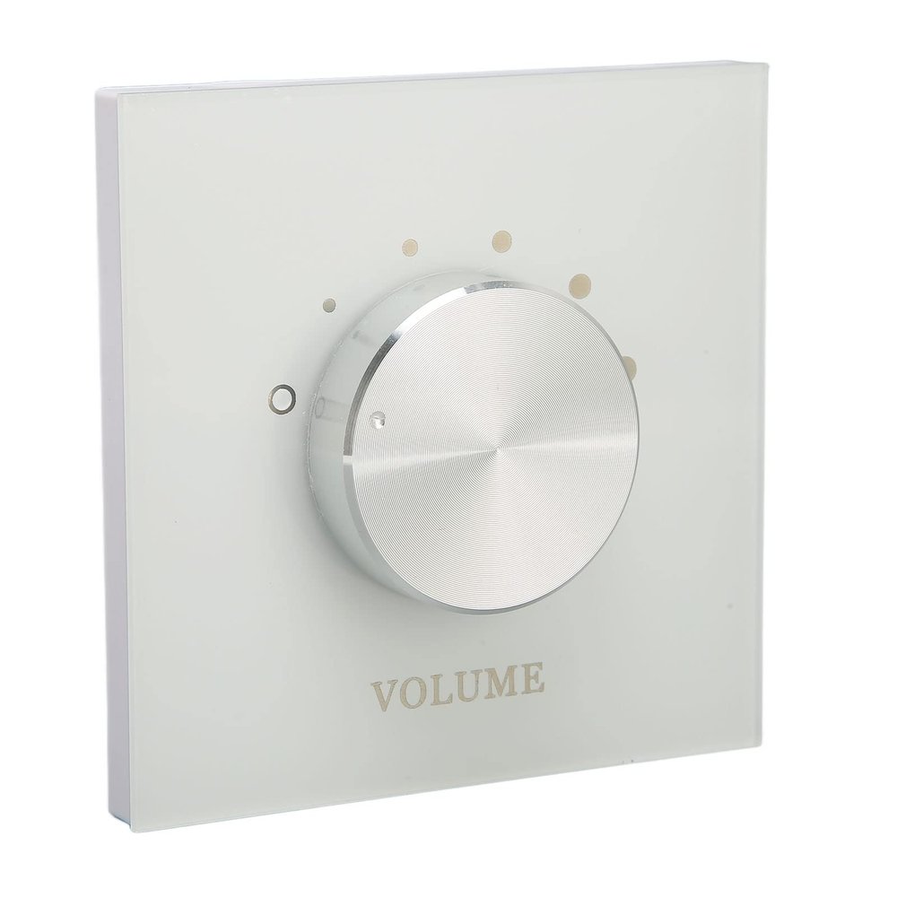 Denash Smart Home Volume Controller, Background Music Tuning Easy Wiring 5 Level Volume Adjustment for Home
