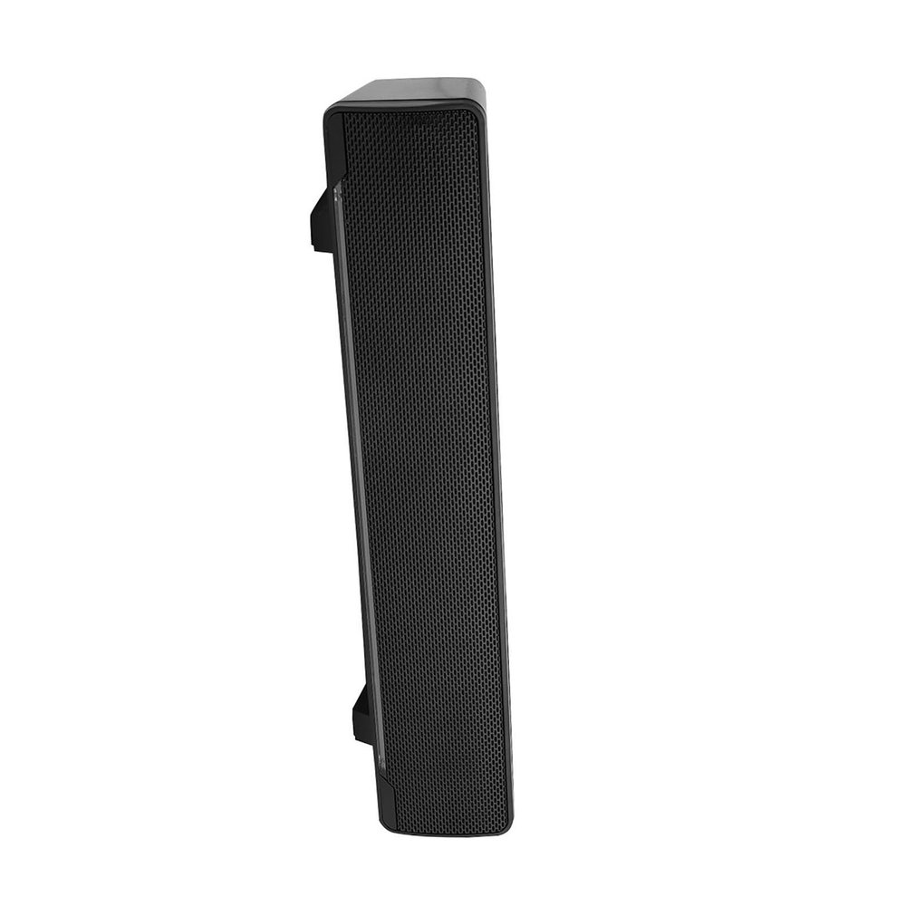 Denash Stereo Soundbar, Beautiful USB Wired Soundbar Portable Convenient for Smartphone for MP4 (Black)