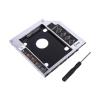9.5mm Aluminum Enclosure A for Laptop Hard Drive Bay SSD Ical DVD Conversion Kit Compatible with SSD Drive Internal Hard Disk Drive Bay Adapter view 3