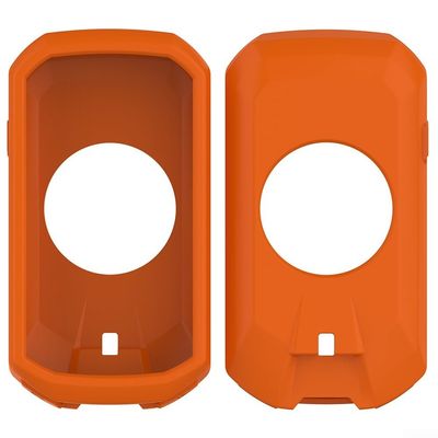 Flexible Silicone Case for Garmin Edge 1050, Lightweight Silicone Case Cover, Black (Only Case)(Orange)