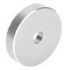 Turntable Adapter, Record Accessories, Large Hole Aluminum Conversion Sheet, Stable and for 7 Inch Record Turntable (Silver) view 4