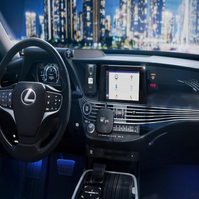 Jewish Hebrew GPS Navigation for Cars by Autoways | Simple Device Without Screen | 8GB RAM & 128GB ROM | Easy to Use GPS, Bluetooth | SD Card Slot, Hands-Free Calling & Music [US-Canada]