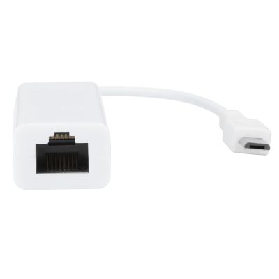 Network Adapter,USB ABS Shell White Adapter, Full Duplex Control for Computer Laptop