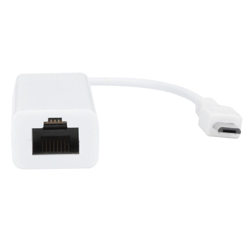 Network Adapter,USB ABS Shell White Adapter, Full Duplex Control for Computer Laptop