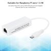 Network Adapter,USB ABS Shell White Adapter, Full Duplex Control for Computer Laptop view 4