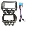 SITYORY Radio Frame 9Inch Fit for Honda Jazz 2002-2008 Car Radio Stereo Android MP5 Player 2 Din Head Unit Panel Casing Frame Cover Trim Convenient and Practical(A LHD Frame) view 2