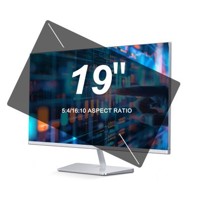 TYLGDSGS 19 Inch Computer Privacy Screen Film for 16:10/5:4 Computer Monitor, Anti Blue Light/ Anti Scratching/ Anti Glare/Anti Blue Light Protection Filter Film. Two Installation Methods,(5:4) 376*30
