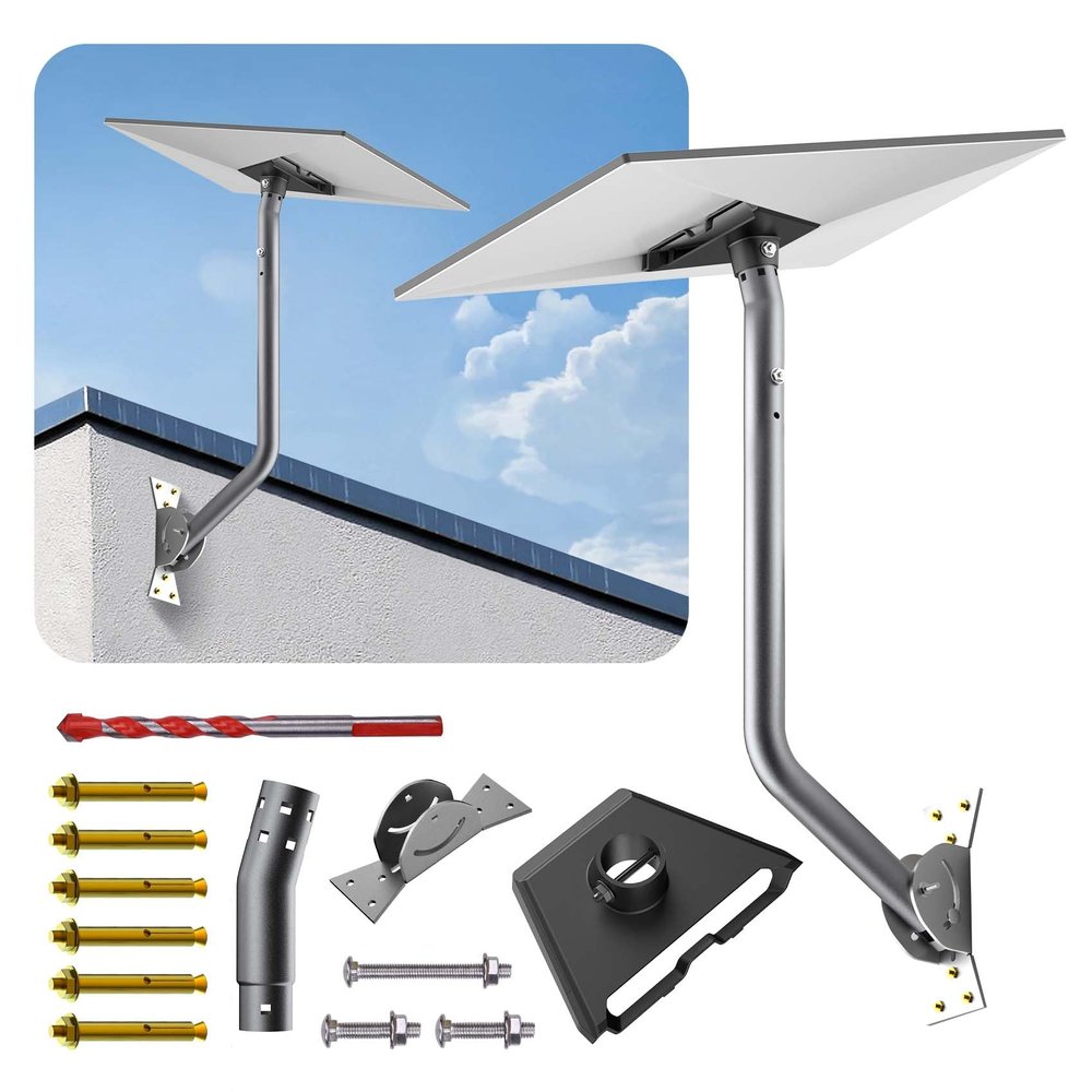22 Inch Gen 3 Mount for Starlink, Adjustable Mounting Kit Compatible with V3 Starlink Standard Dish, Long Wall/Roof Mount for Starlink