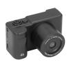 1080P HD Digital Camera, IPS HD Color Display, 8X Zoom and Prevent Shake Function, Small and Portable, Digital Camera with Supplementary Light, AF Focusing Technology (Black) view 4