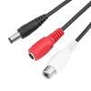 Audio Pickup Microphone, High Sensitivity Plastic Mini Microphone Audio Pickup Device, CCTV DVR Microphone Cable for TV view 4