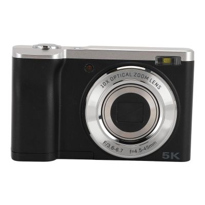 10x Digital Camera, 5K Autofocus Selfie Camera with Touch Screen, 16MP Front 12MP Rear 6 Axis Anti Shake, Time Lapse, Slow Motion, for Webca, 5K Digital Camera