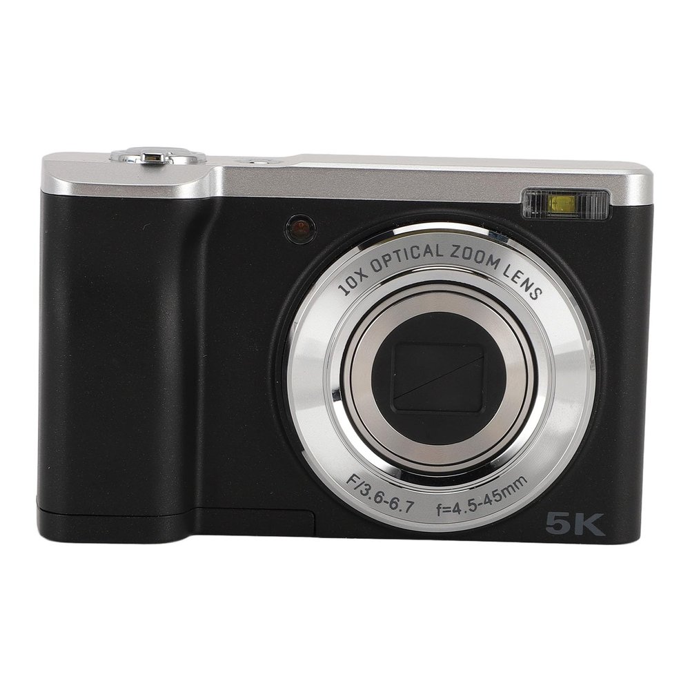 10x Digital Camera, 5K Autofocus Selfie Camera with Touch Screen, 16MP Front 12MP Rear 6 Axis Anti Shake, Time Lapse, Slow Motion, for Webca, 5K Digital Camera