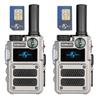 Global-PTT 2-Pack 4G Push to Talk Over Cellular Radio Walkie Talkie - Pre-Installed SIM Cards, Nationwide Coverage Unlimited Distance, Audio, TFT LCD Display, Reliable & Durable (Silver) view 1