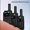 Global-PTT 2-Pack 4G Push to Talk Over Cellular Radio Walkie Talkie - Pre-Installed SIM Cards, Nationwide Coverage Unlimited Distance, Audio, TFT LCD Display, Reliable & Durable (Black) view 2