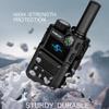 Global-PTT 2-Pack 4G Push to Talk Over Cellular Radio Walkie Talkie - Pre-Installed SIM Cards, Nationwide Coverage Unlimited Distance, Audio, TFT LCD Display, Reliable & Durable (Black) view 3