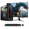 AQVIN Gaming PC - AQ50 - Intel Core i7 Upto 4.00GHz, RTX 3050 8GB GPU, 27 inch Gaming Curve Monitor, 32GB with 1TB SSD, Windows 10 Pro view 1